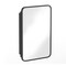 Flash Furniture Jolie 16-in. x 24-in. Medicine Cabinet w/Rounded Beveled Mirror and Reversible Metal Frame, Black HFKHD-FM23C0401-S-BLK-GG - alternate 7